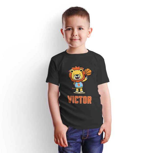 Tricou personalizat pentru copii cu nume - Leu - imagine 2