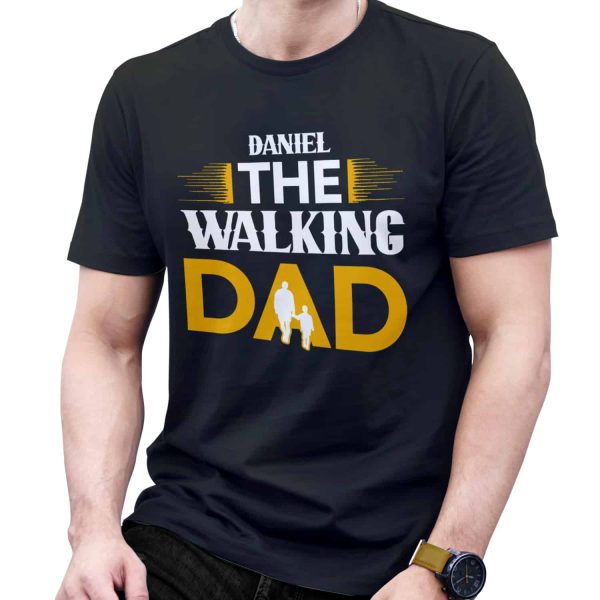 Tricou pentru tata, personalizat cu nume - DAD - imagine 2