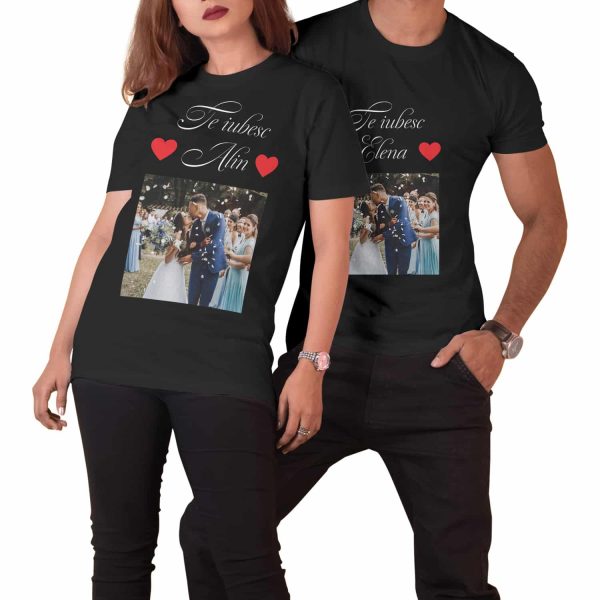 Tricou cadou de Valentine's Day - Te iubesc - imagine 4
