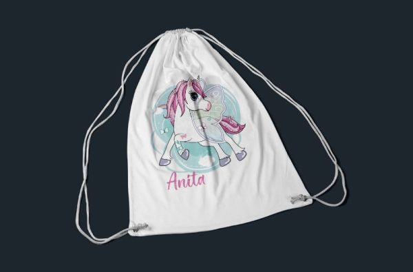 Rucsac personalizat cu nume - Unicorn - imagine 2