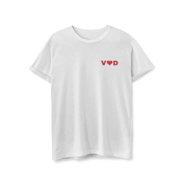Tricou cu inițiale de nume