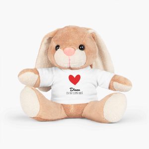 Jucărie de pluș personalizată cu nume pentru iubită