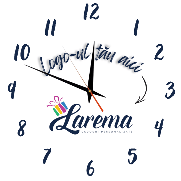 Ceas pentru firma ta, personalizat cu logoul companiei - imagine 2