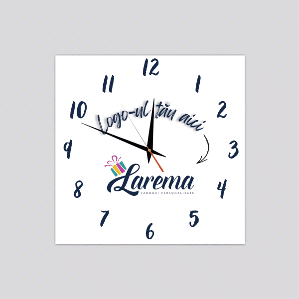 Ceas pentru firma ta, personalizat cu logoul companiei
