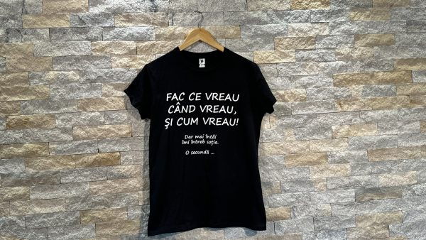 Tricou cu text amuzant, personalizat pentru sot - imagine 2