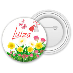 Insignă metalică personalizată cu nume - 1 Martie