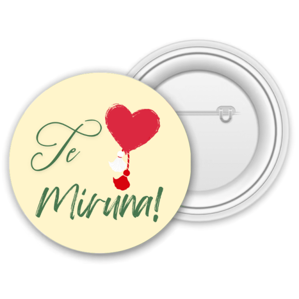 Insignă metalică personalizată cu nume - Mărțișor - imagine 2