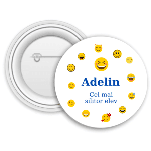 Insignă personalizată pentru copii cu nume - Elev