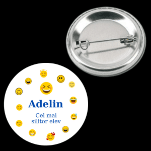 Insignă personalizată pentru copii cu nume - Elev