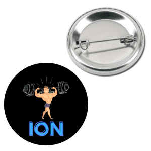 Insignă metalică personalizată cu nume - Ion