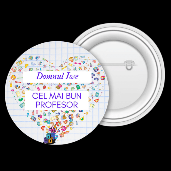 Insignă metalică personalizată cu nume - Profesori - imagine 4