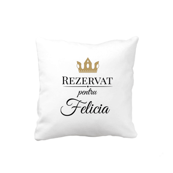 Pernă personalizată cu nume - Rezervat