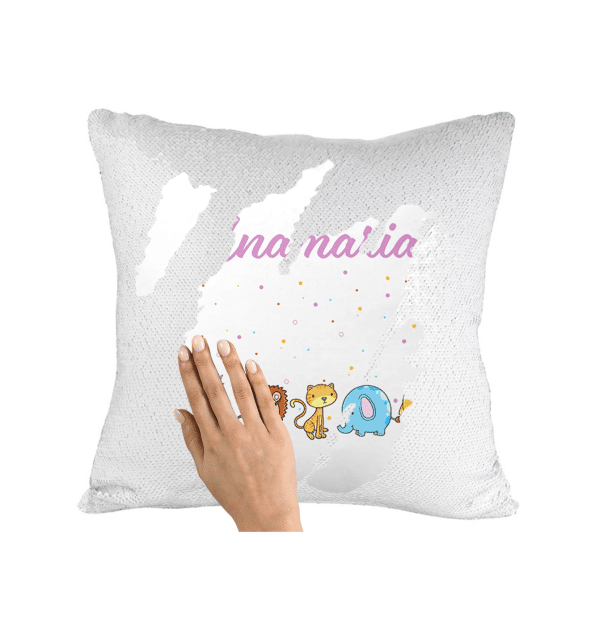 Pernă personalizată cu nume pentru copii - imagine 2