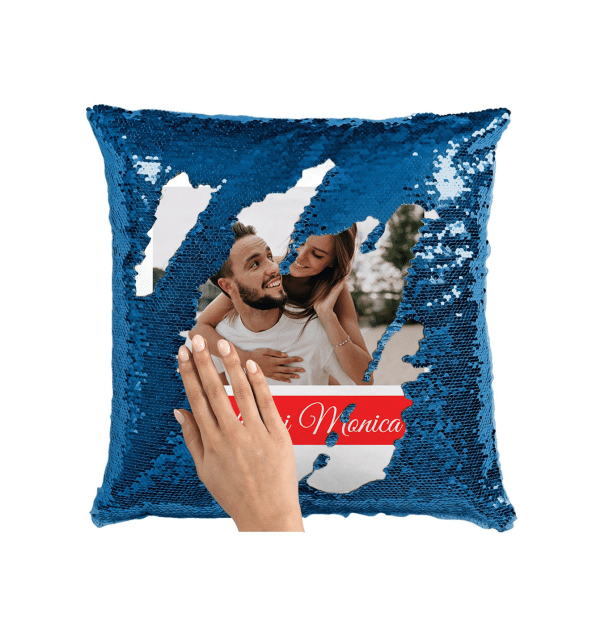 Pernă personalizată cu două nume și poză - Iubit/ă - imagine 3