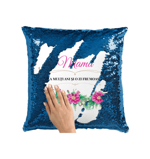 Pernă personalizată cu mesaj - Mama - imagine 5