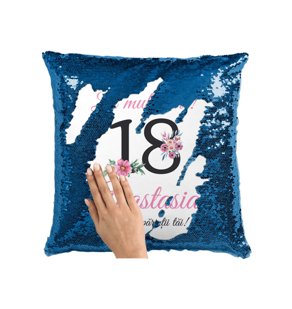 Pernă personalizată cu nume - Majorat - imagine 3