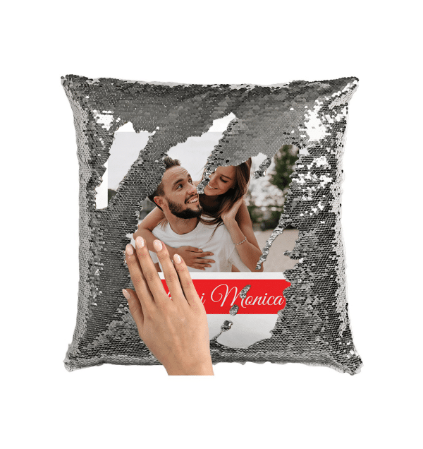 Pernă personalizată cu două nume și poză - Iubit/ă - imagine 4