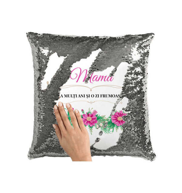 Pernă personalizată cu mesaj - Mama - imagine 6