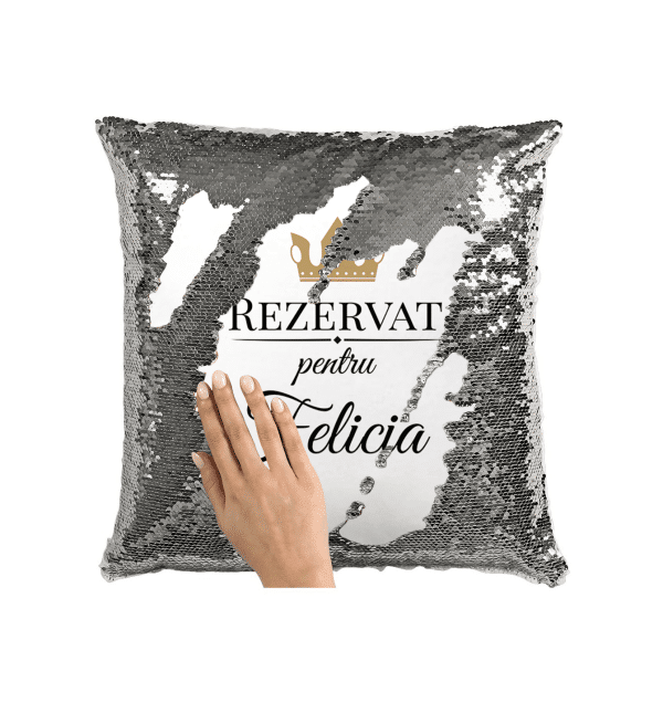 Pernă personalizată cu nume - Rezervat - imagine 4