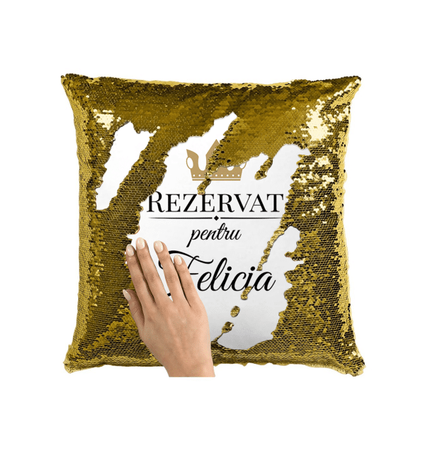 Pernă personalizată cu nume - Rezervat - imagine 5