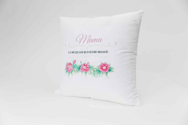 Pernă personalizată cu mesaj - Mama - imagine 4