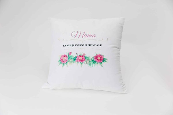Pernă personalizată cu mesaj - Mama - imagine 3