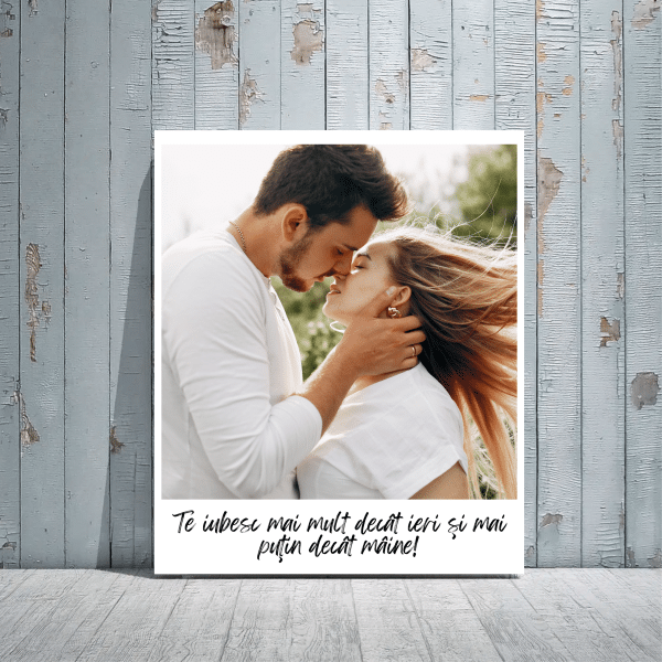 Tablou personalizat pentru cuplu / sot / sotie