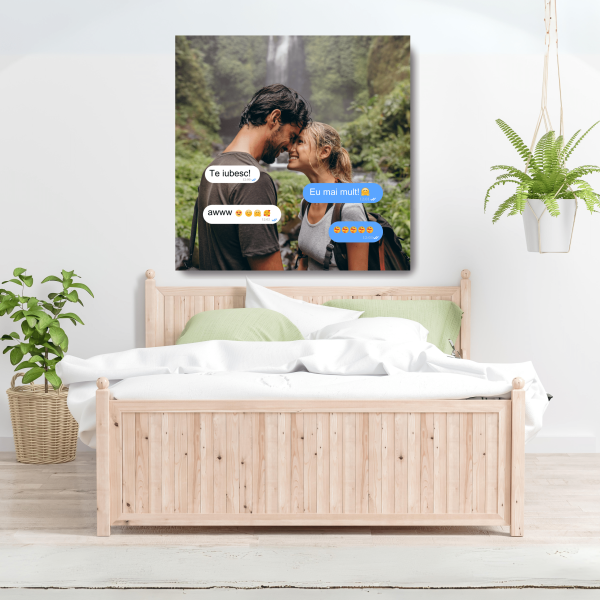 Tablou canvas personalizat cu poză - Discuție chat - imagine 6