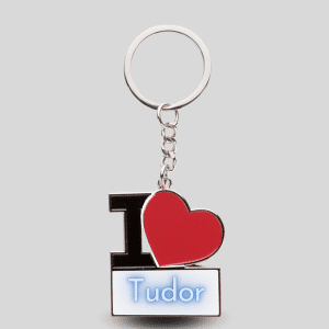 Breloc personalizat cu nume - I ❤️
