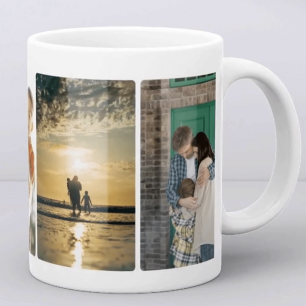 Cană personalizată cu 4 poze - imagine 4