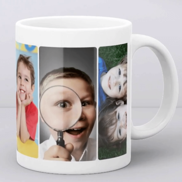 Cană personalizată cu 5 poze - imagine 3