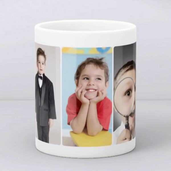 Cană personalizată cu 5 poze - imagine 4