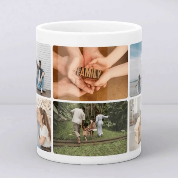 Cană personalizată cu 6 poze - imagine 4