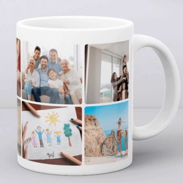 Cană personalizată cu 8 poze - imagine 3