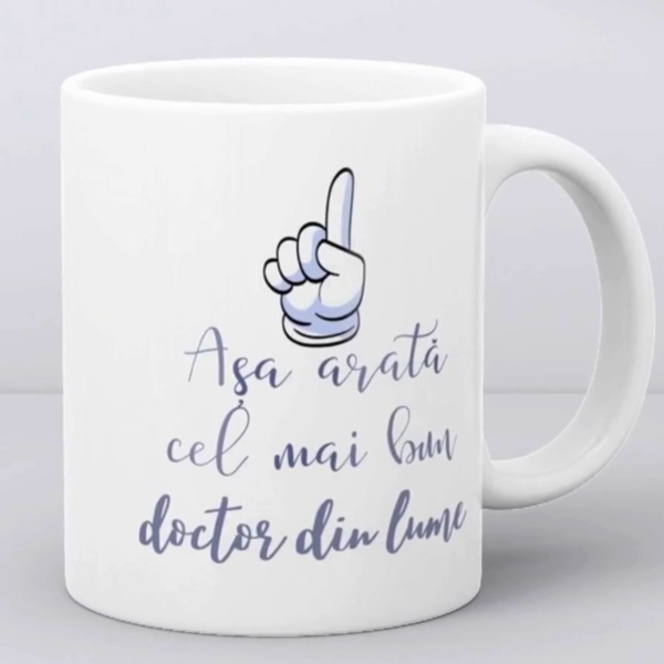 Cană personalizată cu nume - Doctor - imagine 3