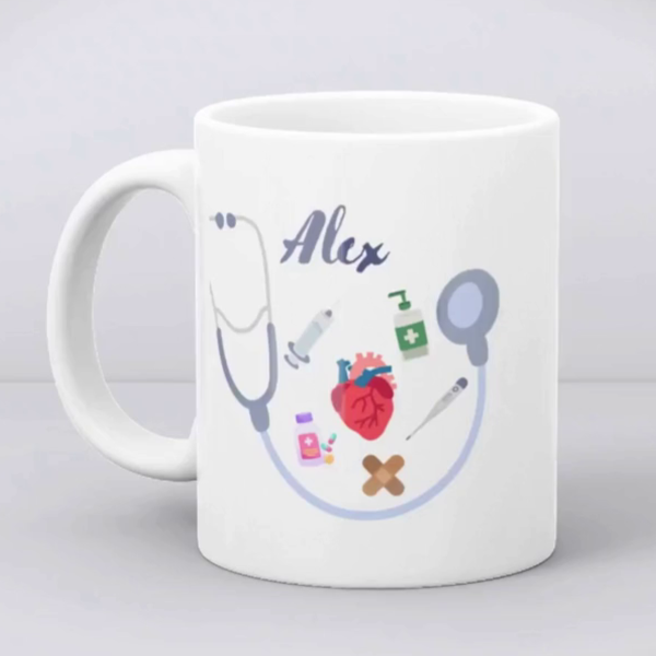 Cană personalizată cu nume - Doctor