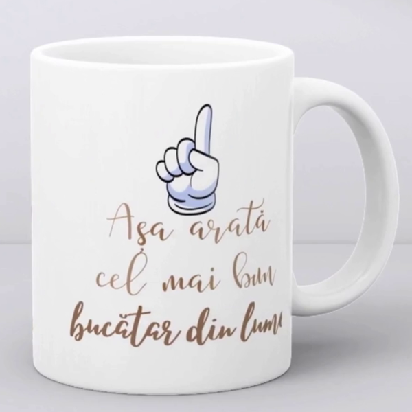Cană personalizată cu nume - Bucătar - imagine 3