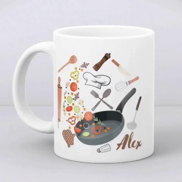 Cană personalizată cu nume - Bucătar