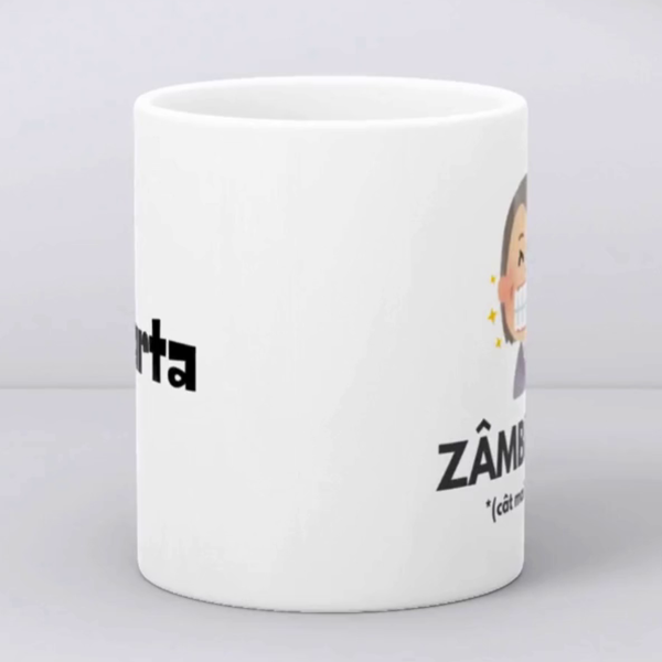Cană personalizată cu nume - Zâmbește - imagine 3