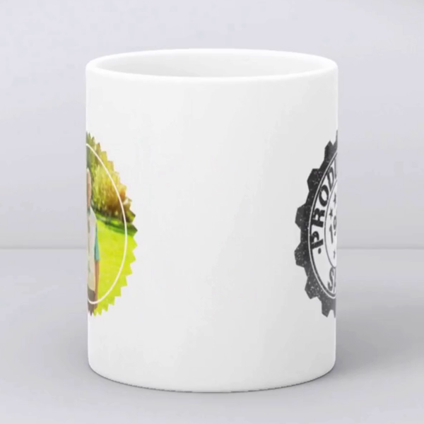 Cană cadou pentru bunic, personalizată cu poză, nume și vârstă - imagine 4
