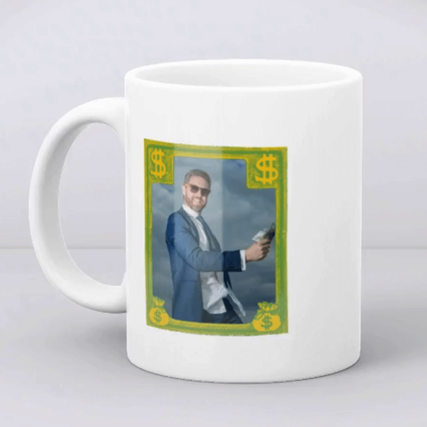 Cană personalizată cu poză - Milionar - imagine 3