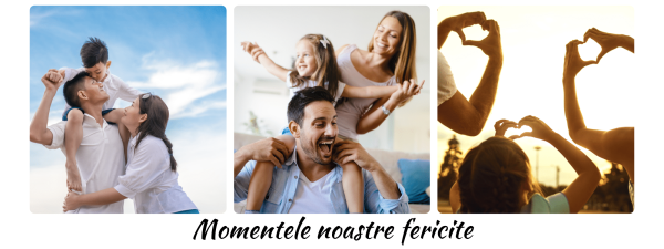 Cană personalizată cu 3 poze - Momentele noastre fericite - imagine 2