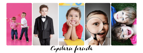 Cană personalizată cu 5 poze - Copilărie fericită - imagine 2