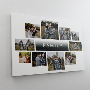 Tablou canvas personalizat cu 10 poze - Family
