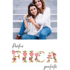 Tablou cadou pentru fiica mea, personalizat cu poză și dată