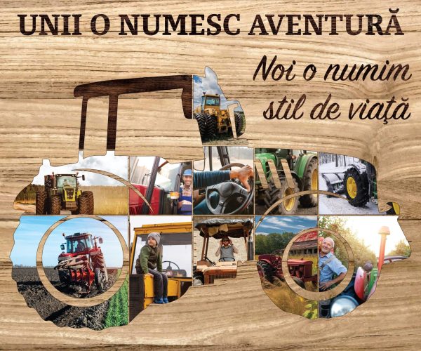 Tablou cadou pentru tractorist, personalizat cu 11 poze - Tractor - imagine 3