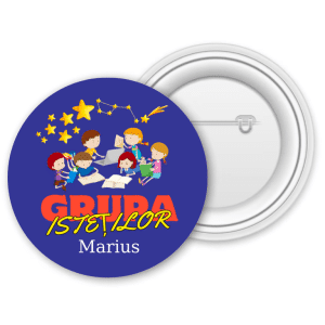 Insignă personalizată pentru copii cu nume - Grădiniță
