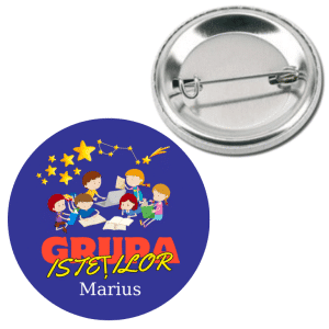 Insignă personalizată pentru copii cu nume - Grădiniță