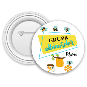Insignă personalizată pentru copii cu nume - Grădiniță