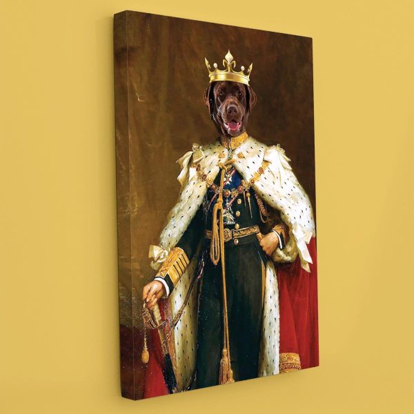 Tablou canvas personalizat cu poză - King dog - imagine 2